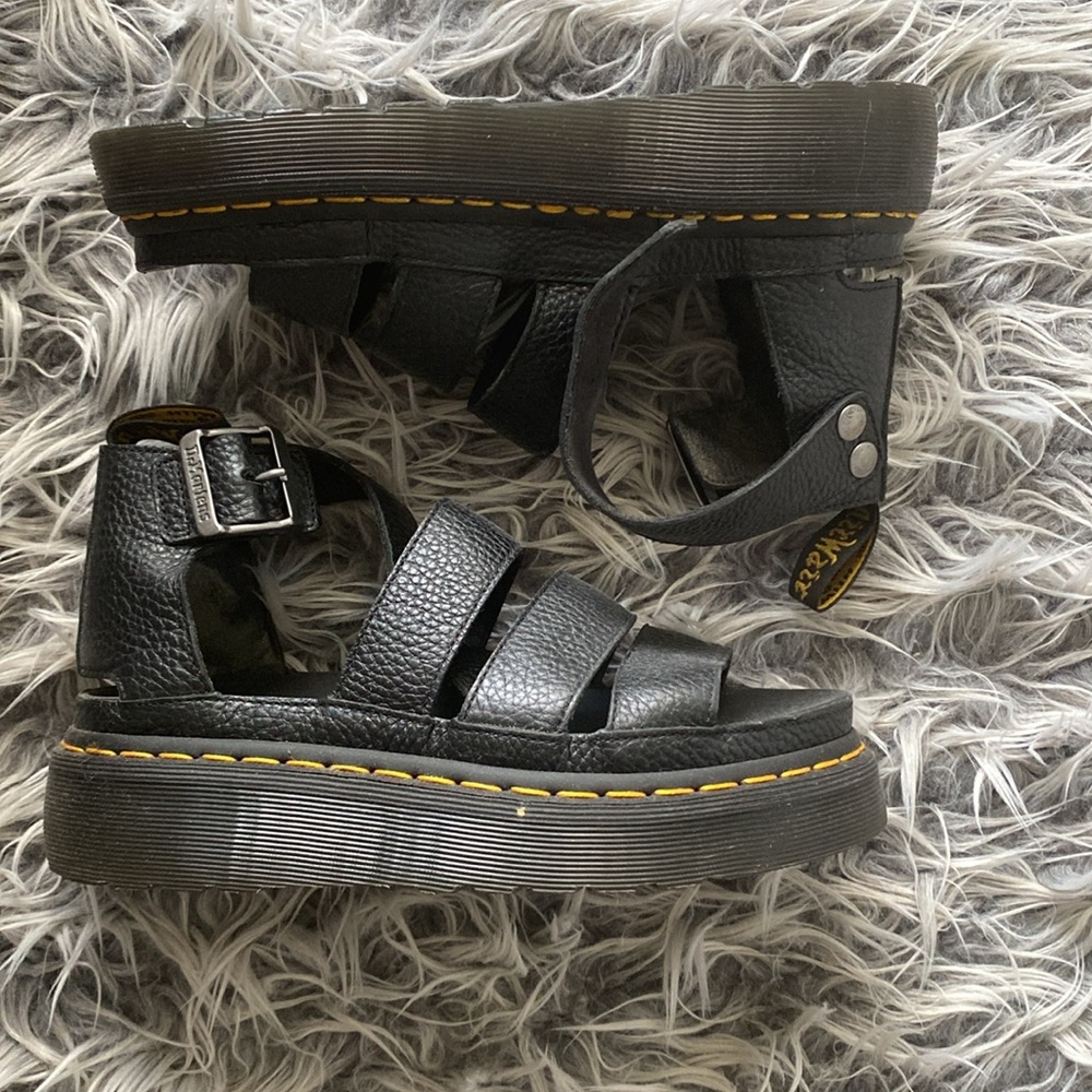 Dr. Marten’s Clarissa II Leather Platform Sandals